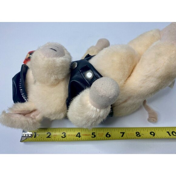 Ganz Motorcycle Rider Pig Plush Hog Wild 1994 10" Vintage Stuffed‎ Animal W/ Tag - Picture 6 of 6